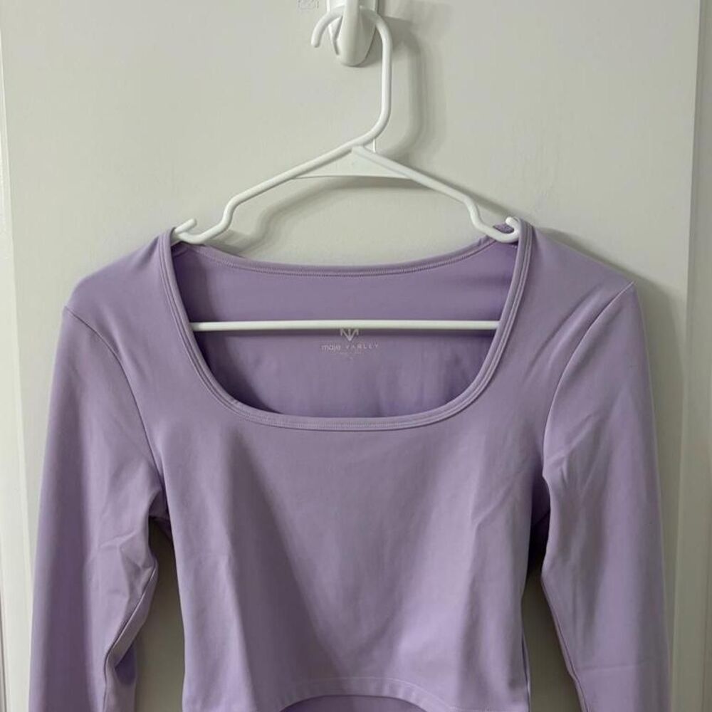 Maje Women's Purple Crop-top